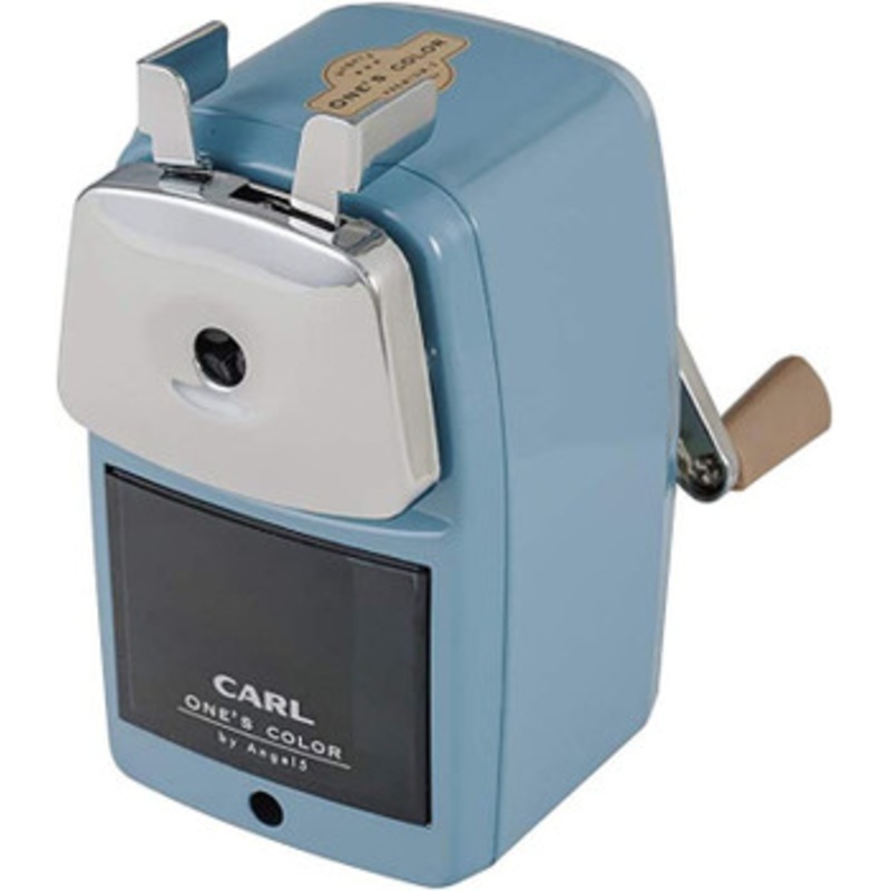 CARL Desktop Pencil Sharpener Angel 5 Premium 3 Cream Blue