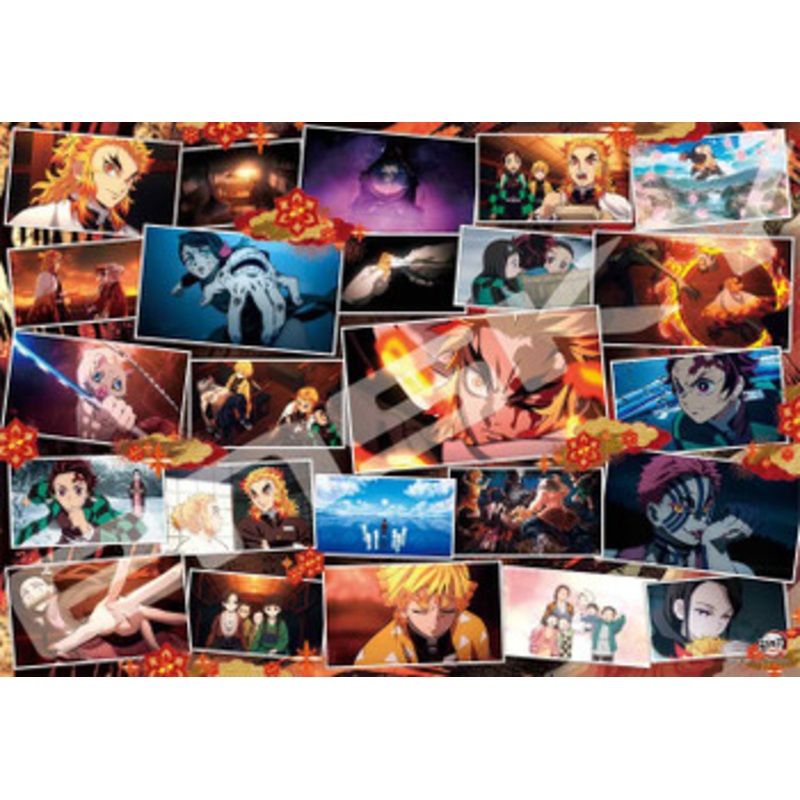 Ensky 1000T-333 Jigsaw Puzzle Demon Slayer: Kimetsu no Yaiba Mugen Train Collage (1000 Pieces)