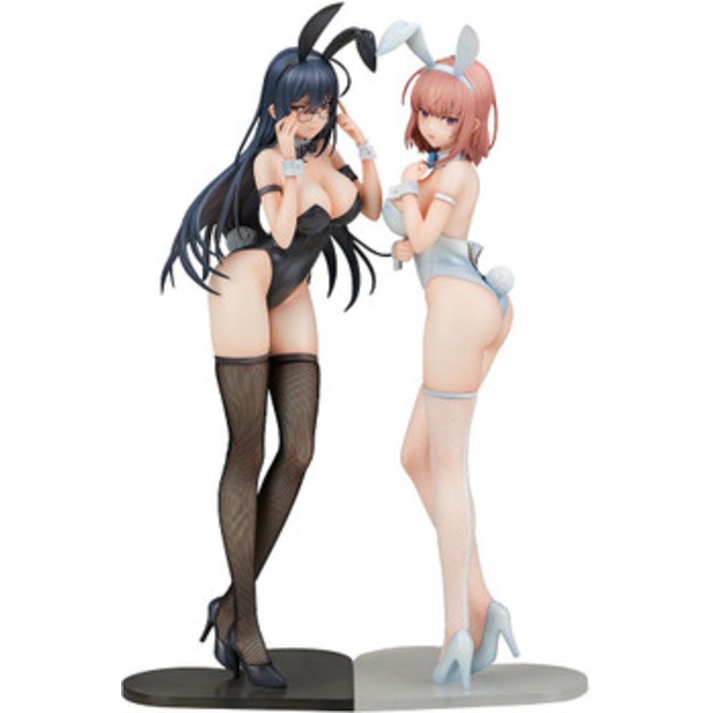 ENSOUTOYS Black Bunny Aoi and White Bunny Natsume 2 Figure Set 1/6 Figure (Ikomochi Original Character)