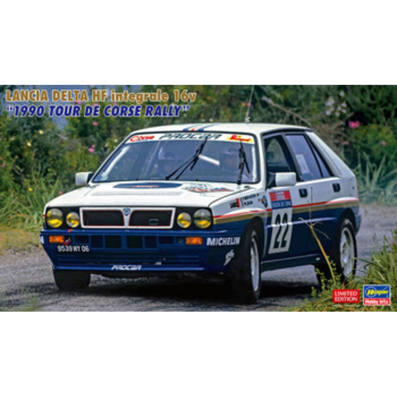 Hasegawa 1/24 Lancia Delta HF Integrale 16v 1990 Tour de France Plastic Model