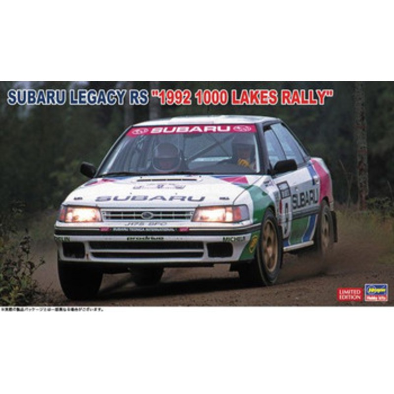 Hasegawa 1/24 Subaru Legacy RS ‘1992 1000 Lakes Rally’ Plastic Model