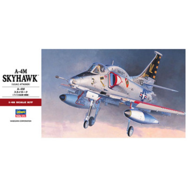 Hasegawa 1/48 A-4M Skyhawk (U.S.M.C. Attacker) Plastic Model