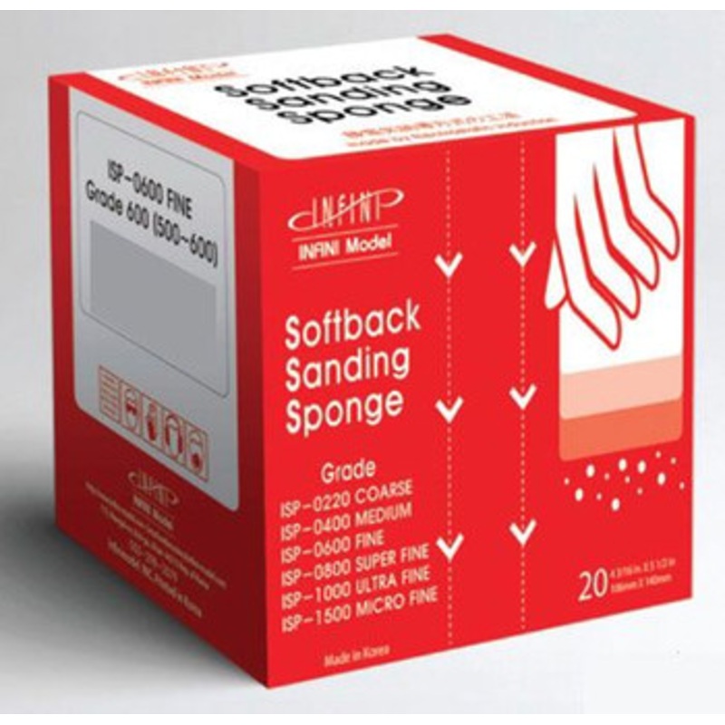 INFINI Model Sponge File #600 20pcs Box Set