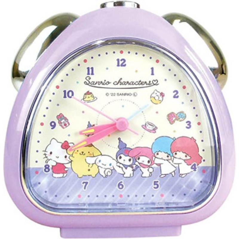 T’s Factory Sanrio Rice Ball Shaped Clock – Purple