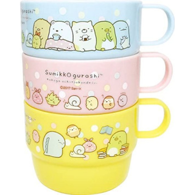 T’s Factory Sumikko Gurashi Plastic Cup 3P Set Standard