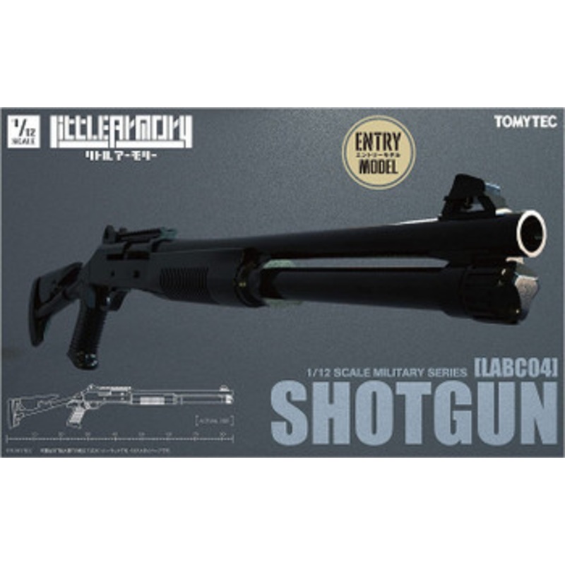 Tomytec Military Series 1/12 Little Armory LABC04 Shotgun Plastic Model