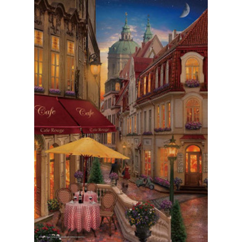 Yanoman 05-1067 Jigsaw Puzzle David Maclean Meeting Under the Moonlit Night (500 Pieces)