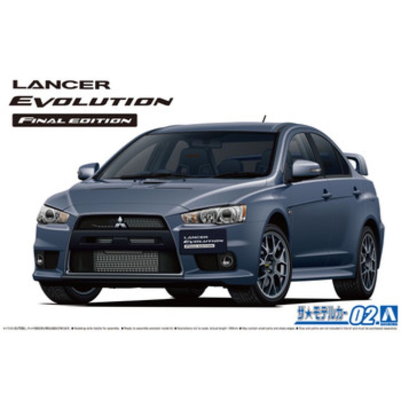 Aoshima The Model Car 1/24 Mitsubishi CZ4A Lancer Evolution Final Edition ’15 Plastic Model