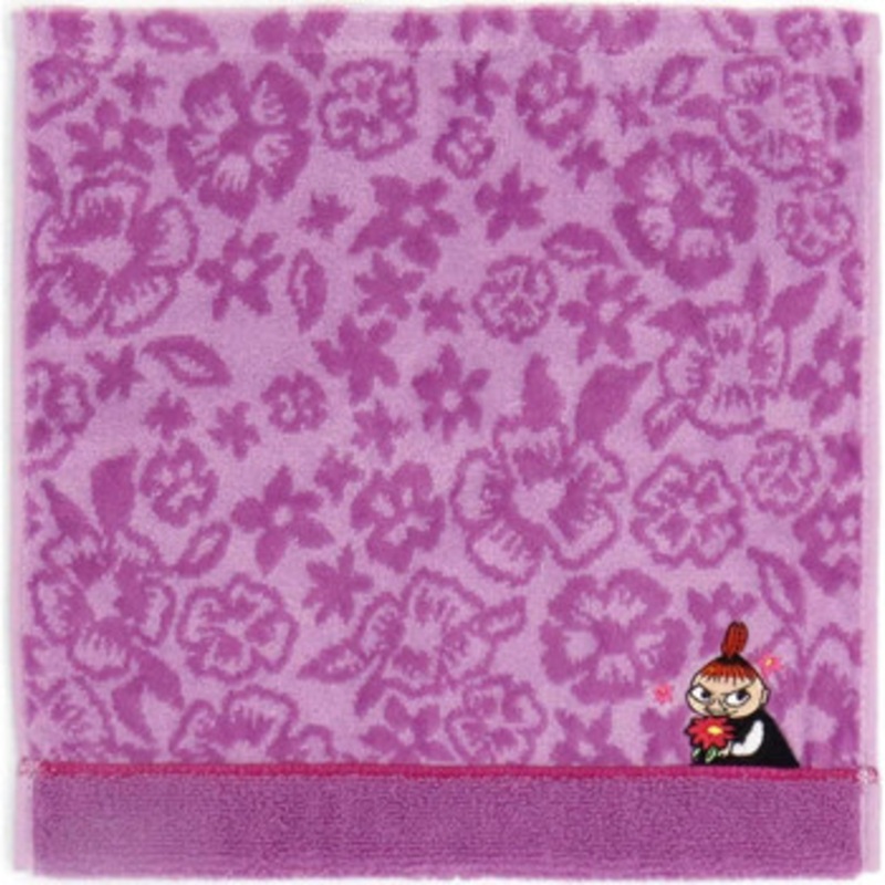 Moomin Towel Handkerchief Flower Flower Pink