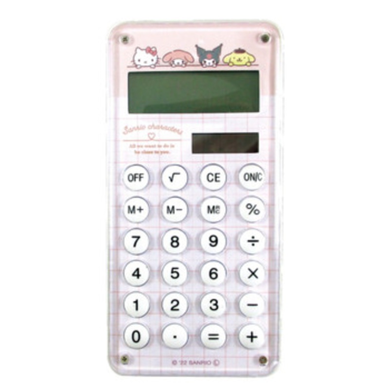 T’s Factory Sanrio Slim Calculator – Pink