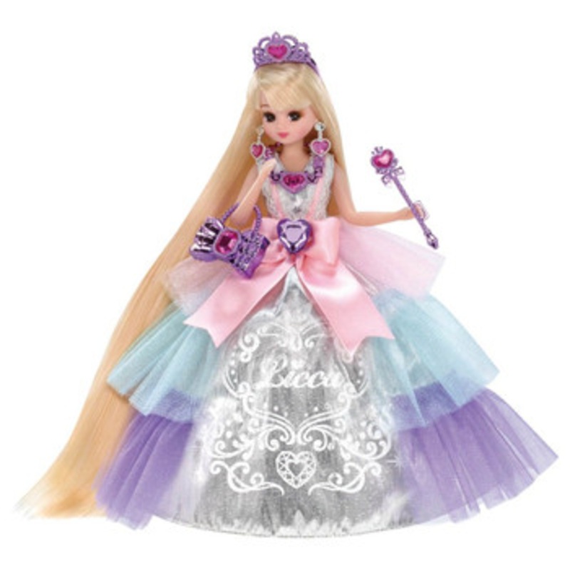 Takara Tomy Licca Doll Dream Fantasy Platinum Long Hair Princess Licca-chan