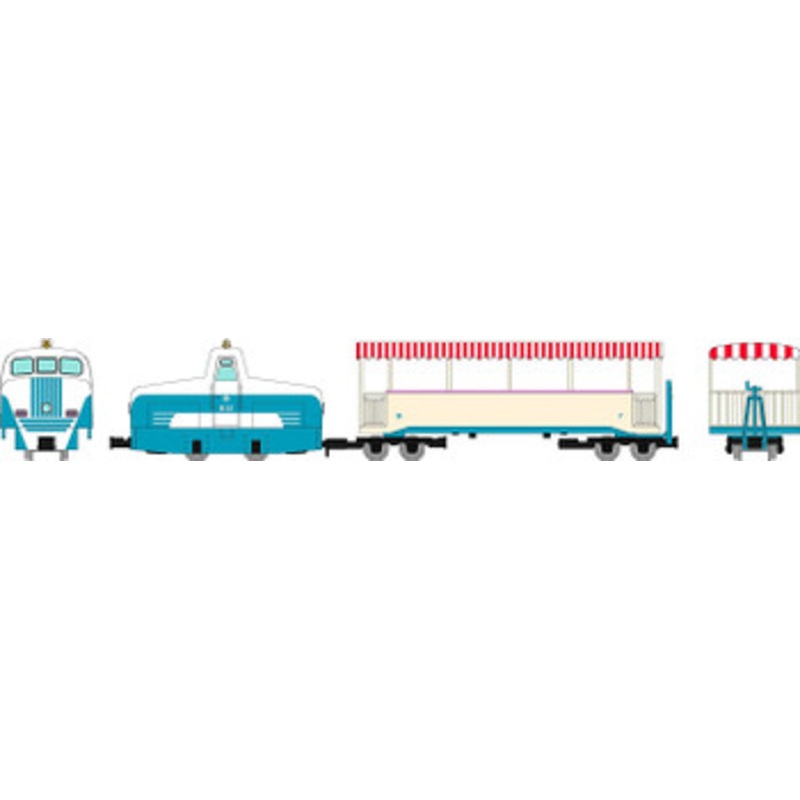 Tomytec Narrow Gauge 80 Memory of Seibu Railway Yamaguchi Line B12 + Open Deck Passenger Car Type 2 Cars Set