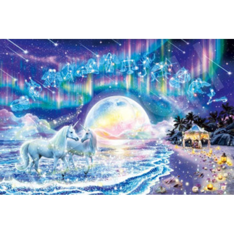 Epoch 13-046s Jigsaw Puzzle Yoshida Yoshimasa Stardust Memories Unicorns (Glow in the Dark) (1000 Pieces)