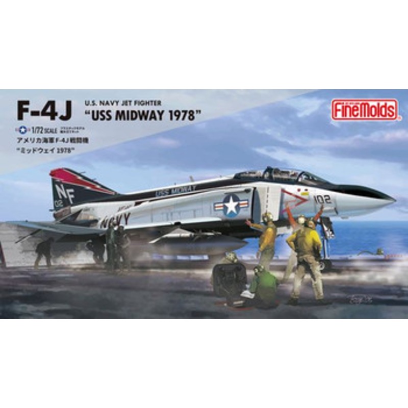 Fine Molds 1/72 US Navy F-4J Fighter Midway 1978 Plastic Model