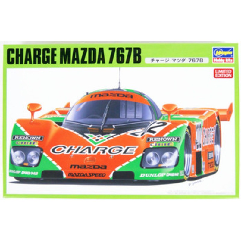 Hasegawa 1/24 Charge Mazda 767B Plastic Model