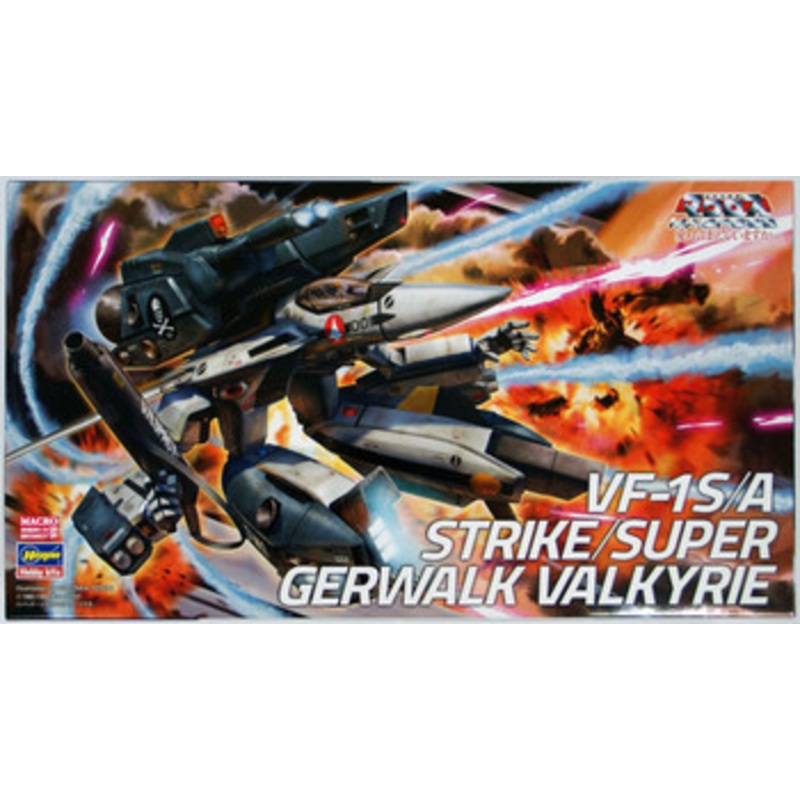 Hasegawa 1/72 Macross VF-1S/A Strike/Super Gerwalk Valkyrie Plastic Model