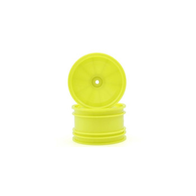 Kyosho OTH248Y 2.2 Dish Wheel (Rear/Yellow/2pcs)