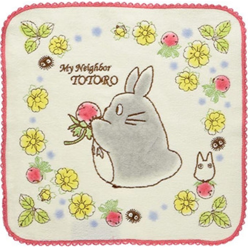 Marushin Mini Towel My Neighbor Totoro Red Wild Strawberry