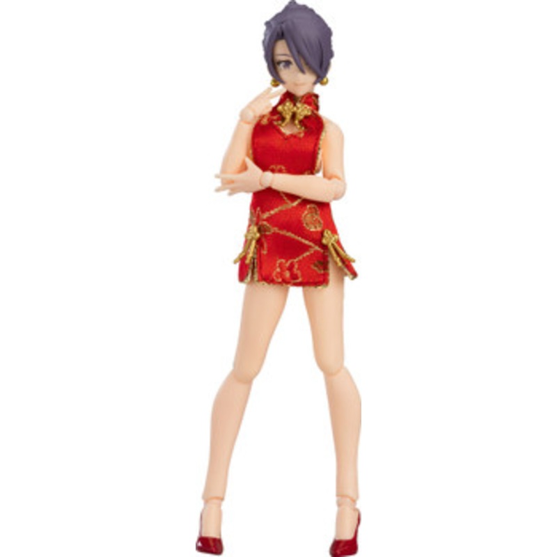 Max Factory figma Female Body (Mika) with Mini Skirt Chinese Dress Outfit (figma Styles)