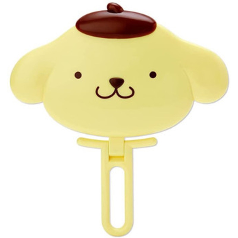 Sanrio Face Shape Hand Mirror Pom Pom Purin