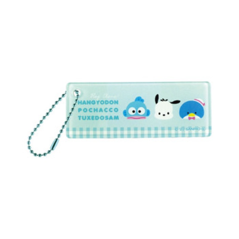 T’s Factory Sanrio Mini Mirror Keychain Hangyodon& Pochacco& Tuxedo Sam