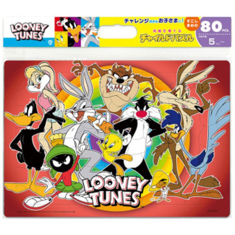Tenyo BC80-803 Jigsaw Puzzle Loony Toons Friends (80 Pieces) Child Puzzle