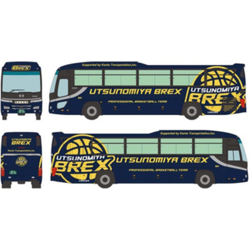 Tomytec Bus Collection Kanto Motor Utsunomiya Brex Team Bus (N scale)