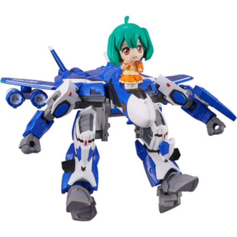 Bandai TINY SESSION VF-25G Messiah Valkyrie Michael Custom with Ranka (Macross Frontier)