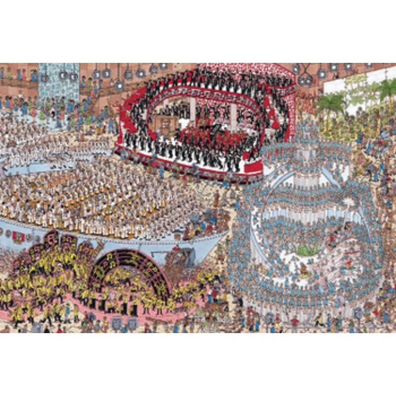 Beverly 500S-006 Jigsaw Puzzle Where’s Wally Raise Anchors and March (500 S-Pieces)