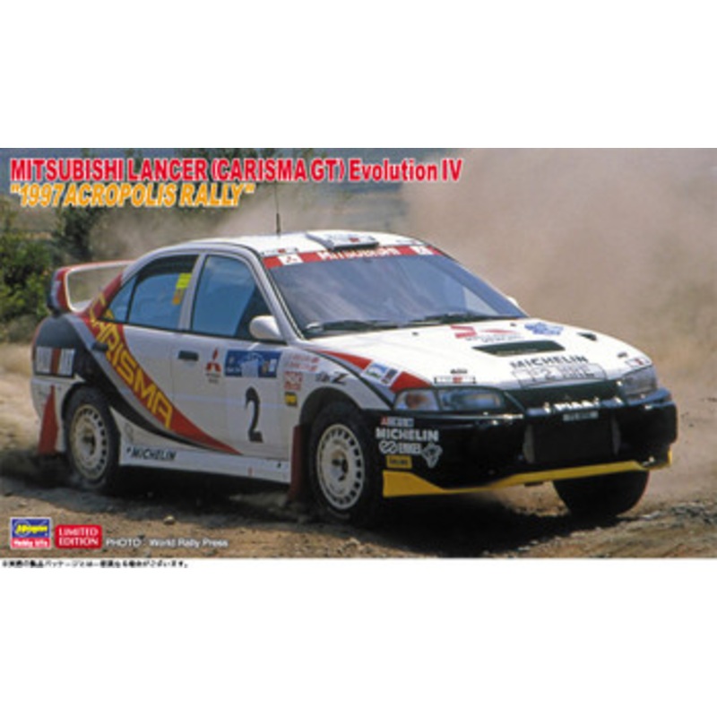 Hasegawa 1/24 Mitsubishi Lancer (Carisma GT) Evolution IV ‘1997 Acropolis Rally’ Plastic Model