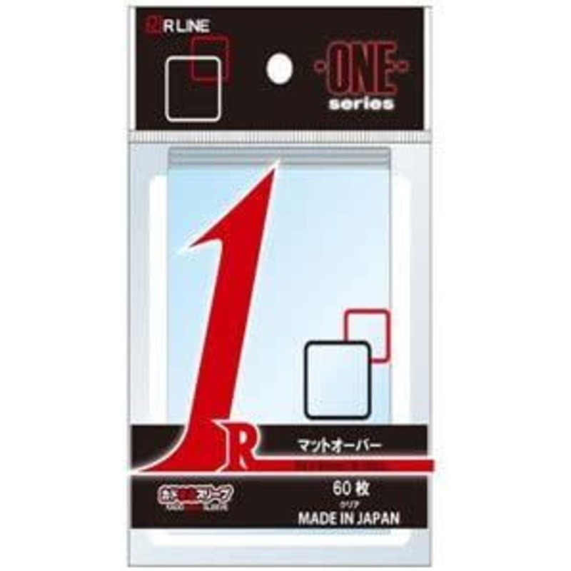 R Line Rounded Corner Sleeve ONE Series Matte Over 60Sleeves Pack