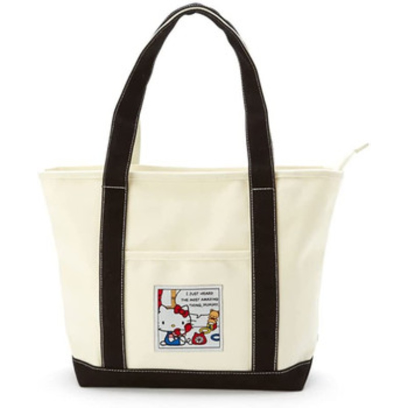 Sanrio Canvas Tote Bag Hello Kitty Size: M