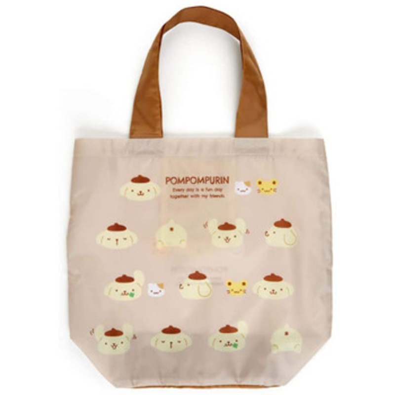 Sanrio Eco Bag with Pouch Pom Pom Purin