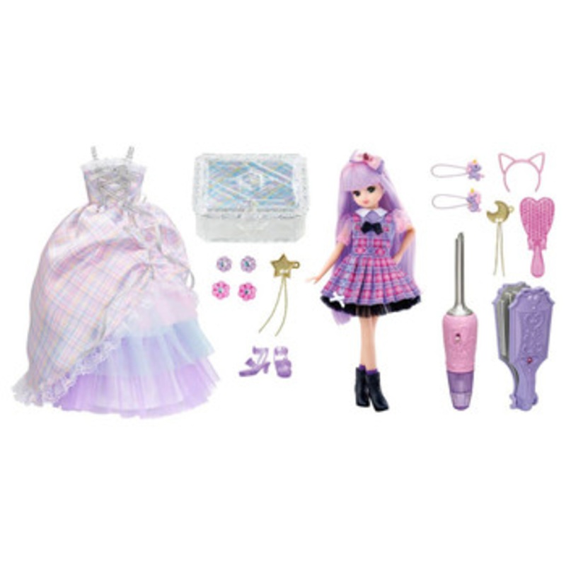 Takara Tomy Licca Doll Rainbow Kyun Curls Licca-chan Deluxe