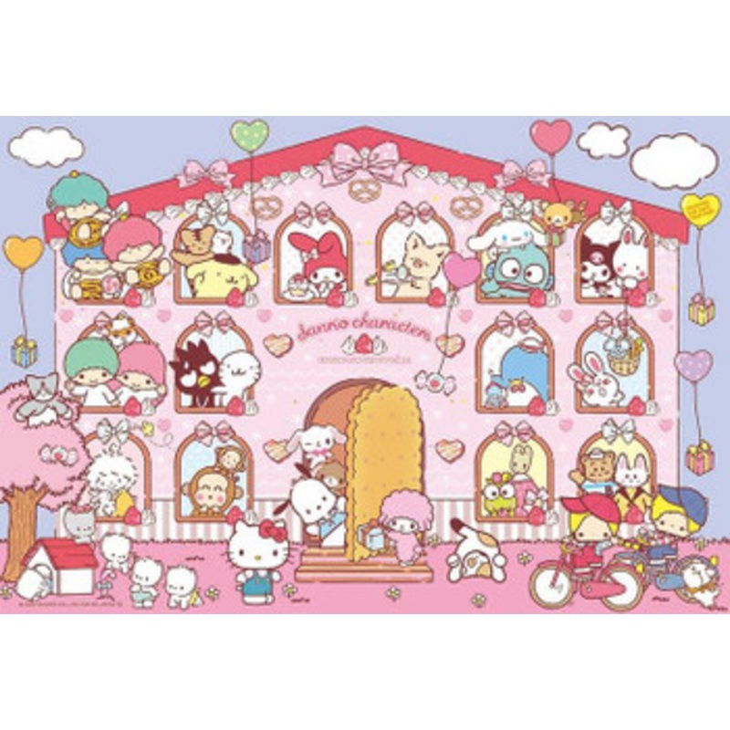 Beverly 83-120 Jigsaw Puzzle Sanrio Characters Sweets House (300 Pieces)