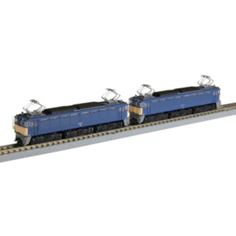 Rokuhan T038-1 Electric Locomotive Type EF63 1st Edition Blue 2 Cars Set (Z scale)