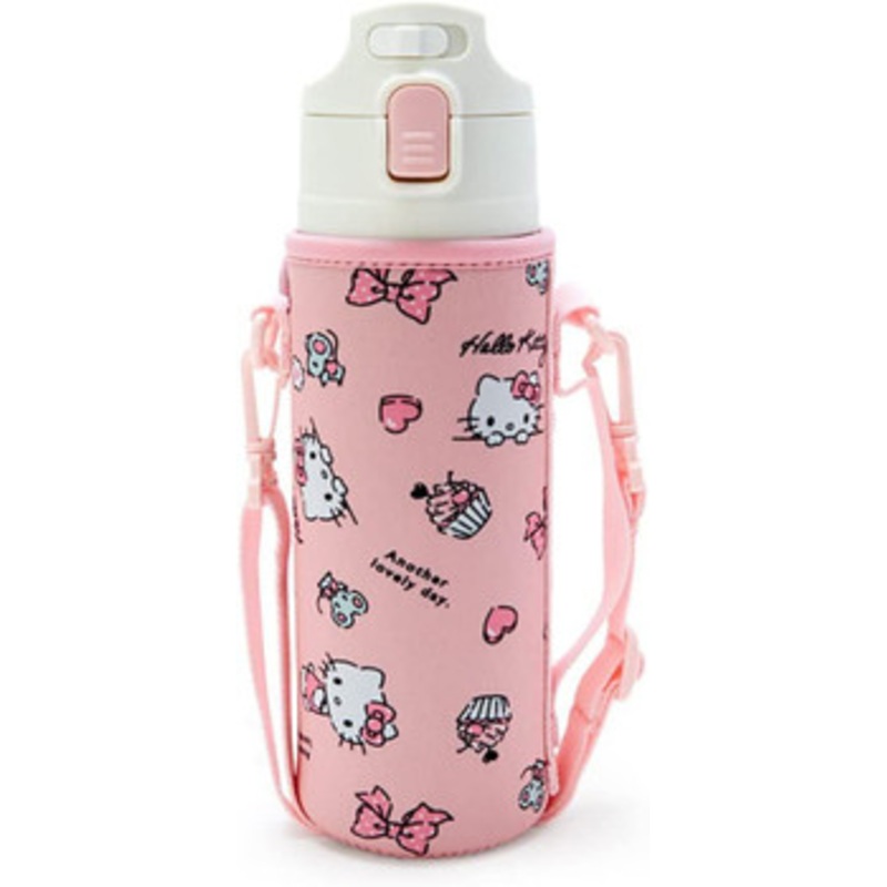 Sanrio Stainless Steel Water Bottle with Cover Hello Kitty