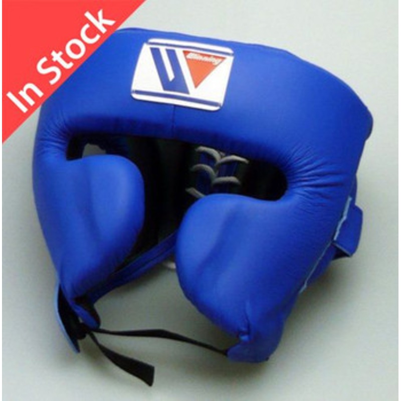Winning Boxing Headgear FG-2900 Size M Face Guard Type Blue (Made in Japan)