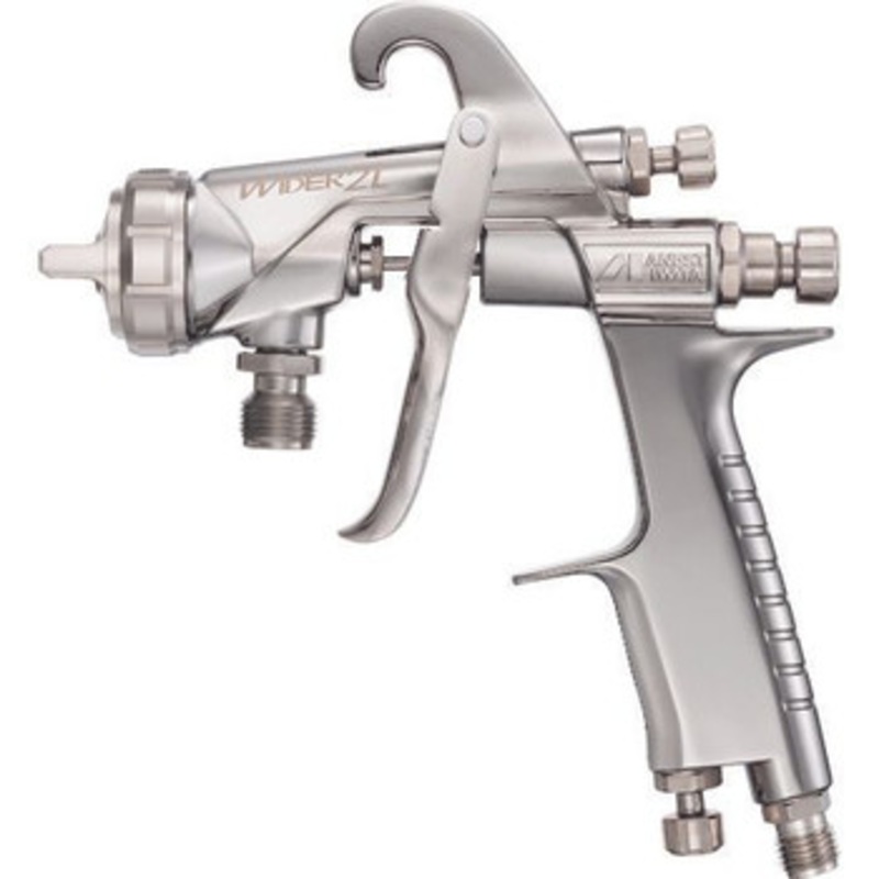 Anest Iwata WIDER2L-2-10G2P Pressure Feed Spray Gun 1.0mm Nozzle 8 Line V Slit Model