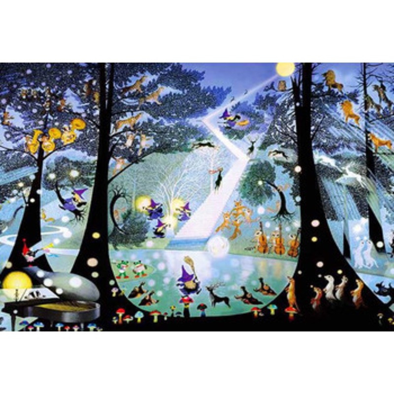 Appleone 300-369 Jigsaw Puzzle Shining Night (300 Pieces)