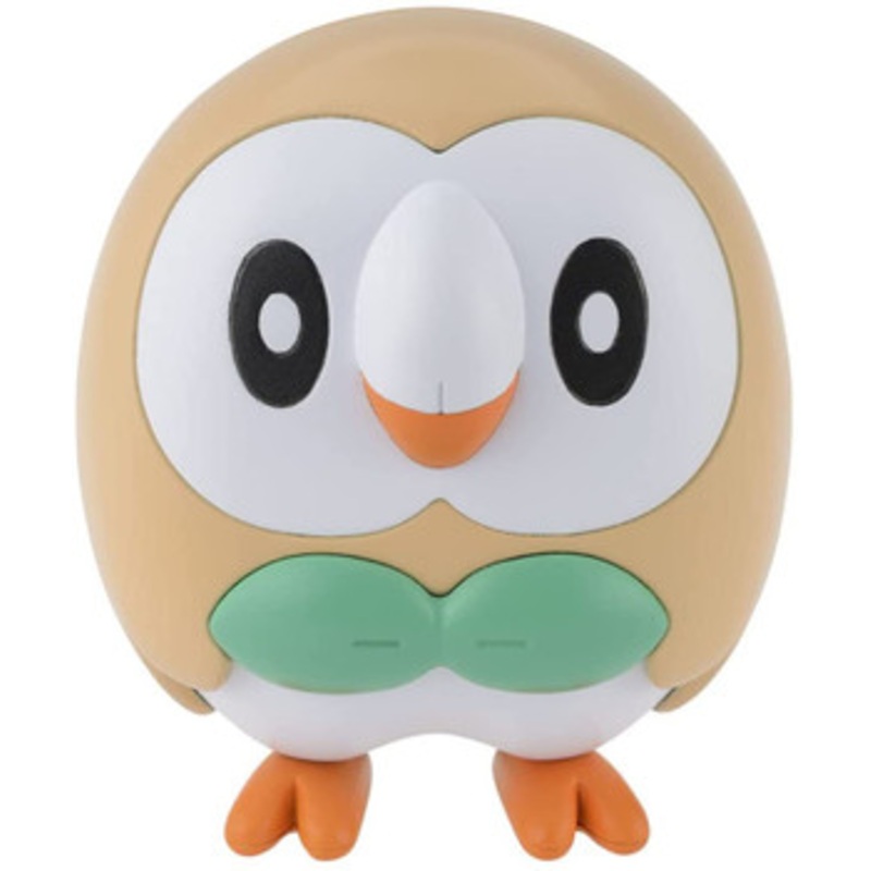 Bandai Pokemon Plamo Quick!! Rowlet Plastic Model