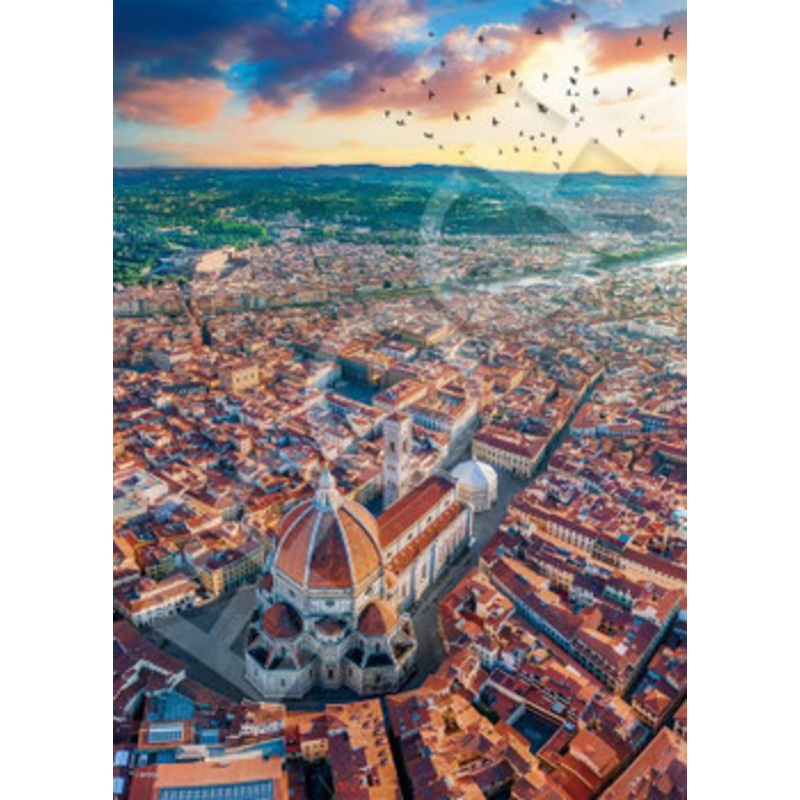 Epoch 05-208s Jigsaw Puzzle Florence Historic Center Italy (500 Pieces)