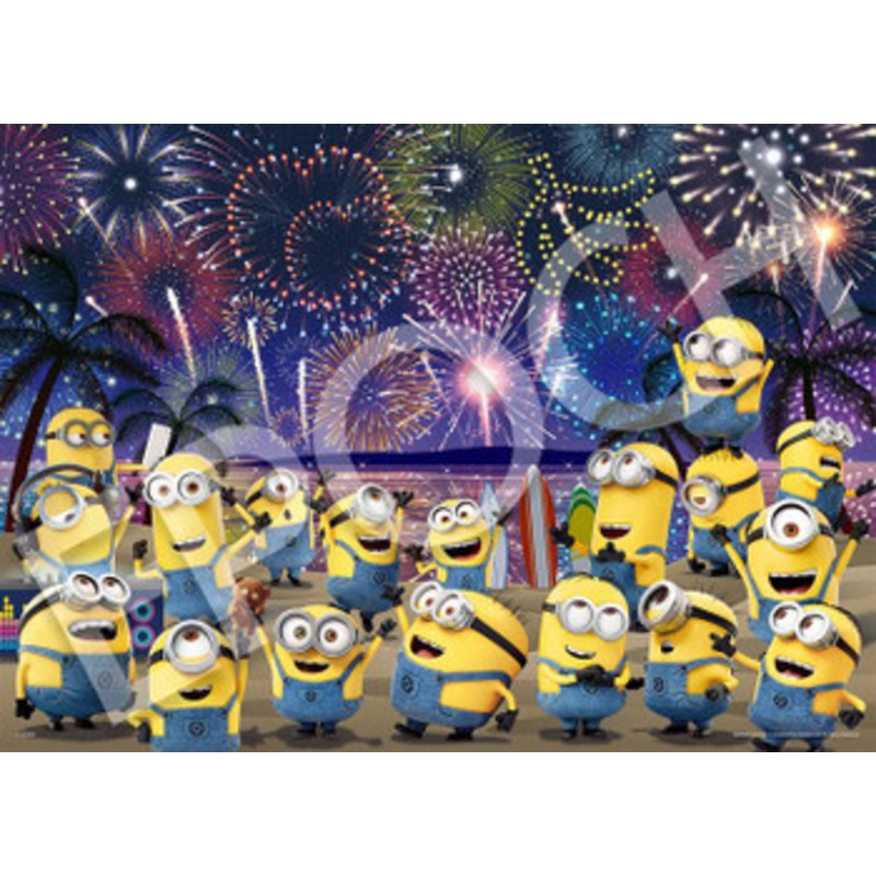 Epoch 06-516s Jigsaw Puzzle Minions Fireworks Display (500 Pieces)