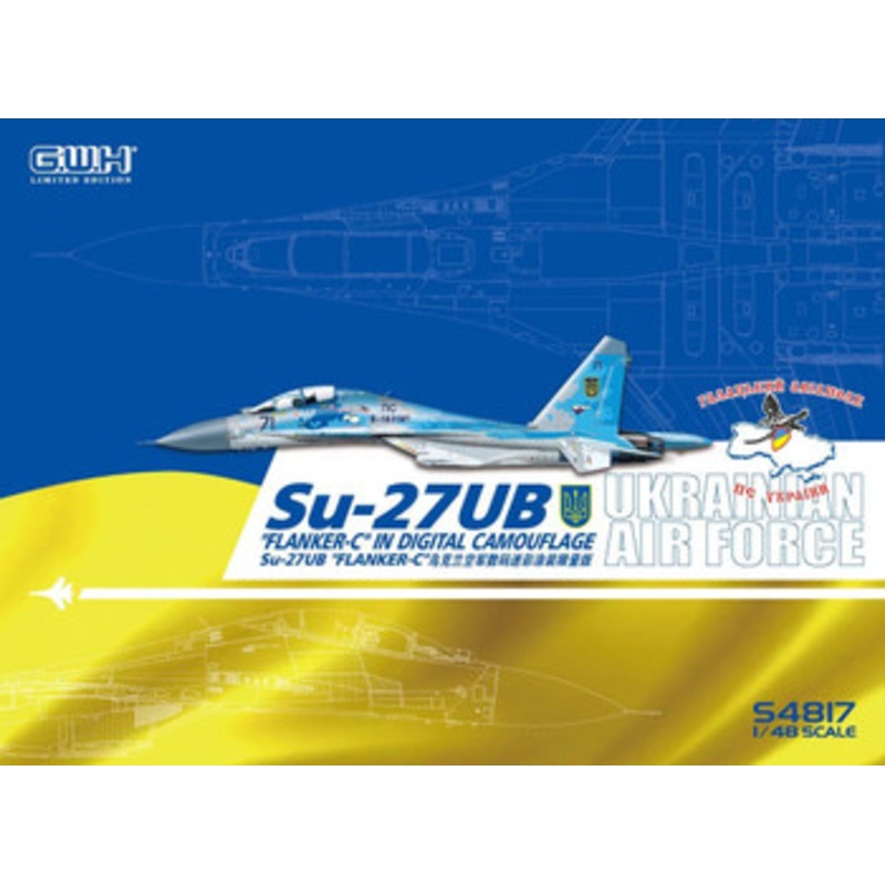 Great Wall Hobby 1/48 Su-27UB Ukrainian Air Force Plastic Model