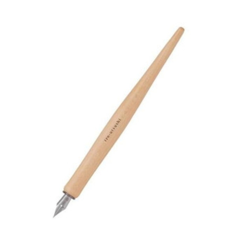Pilot Iro-utsushi Wooden-shaft Fountain Pen F Plain Wood