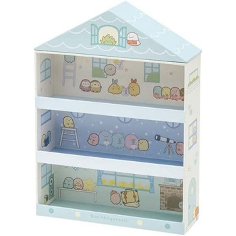 San-x Sumikko Gurashi Mini House Case (Rack) Blue