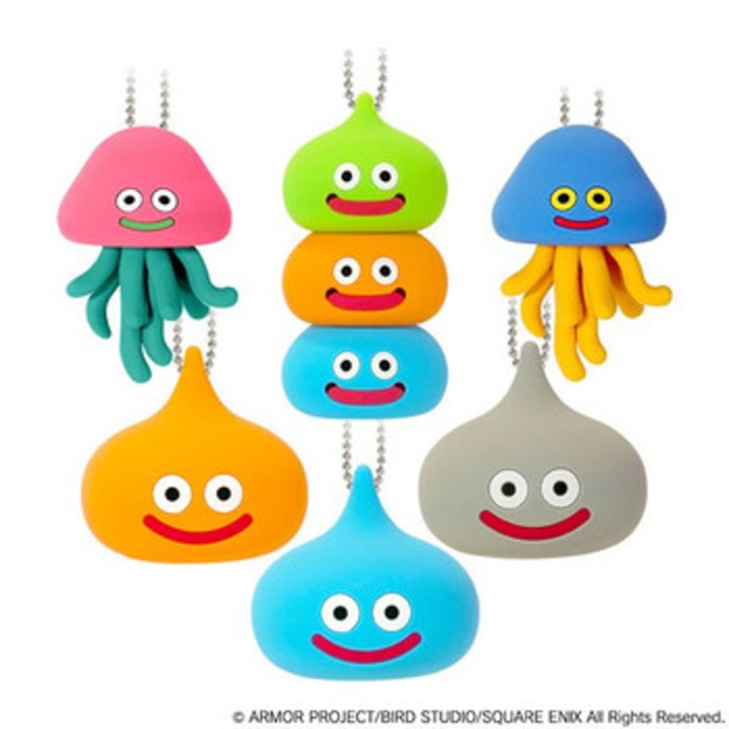 Square Enix 3D Silicon Slime Key Chain (Dragon Quest)