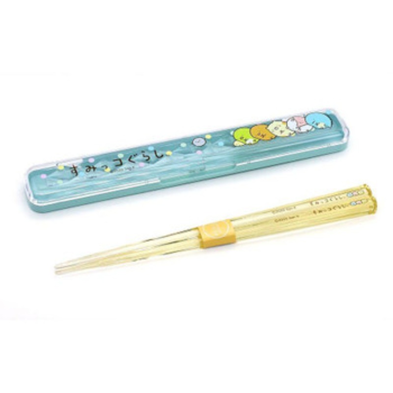 T’s Factory Sumikko Gurashi Chopsticks with Case Set – Colorful Dots