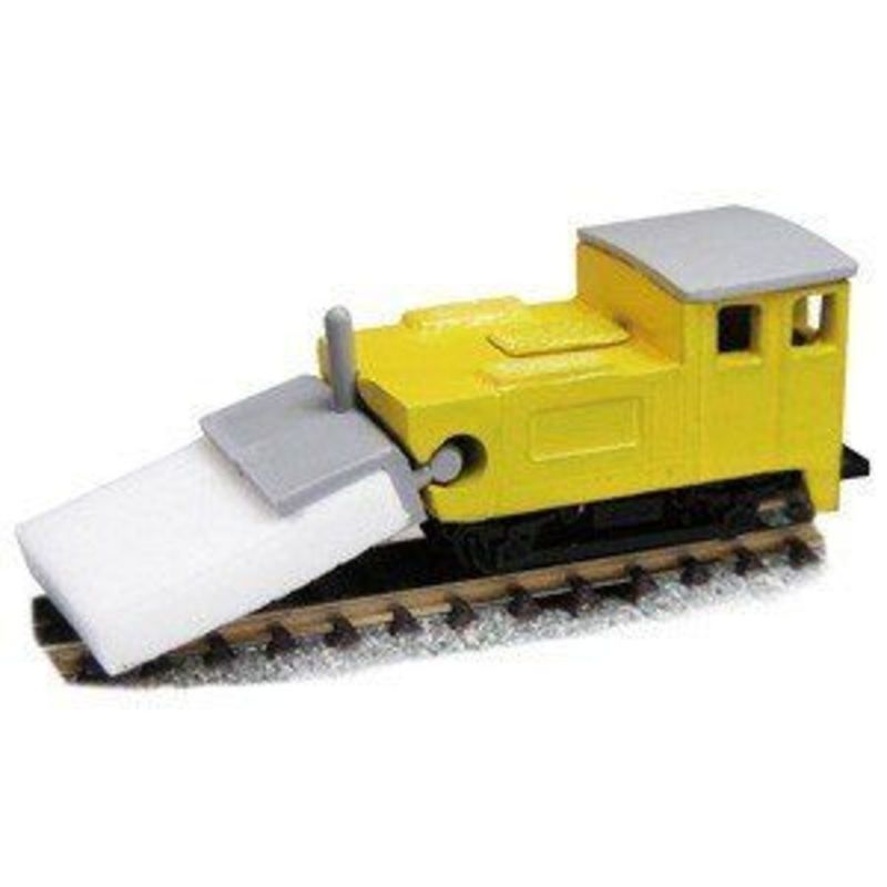 Tsugawa Yokou 12511 Mop Type Track Cleaning Car (Yellow) (N scale)