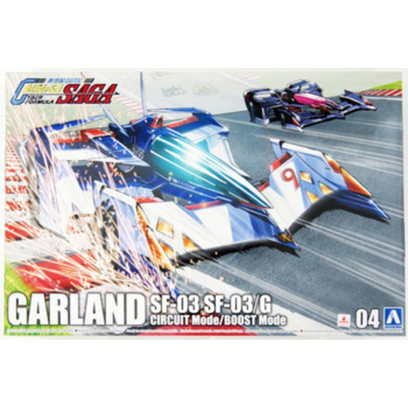 Aoshima Cyber Formula 1/24 Garland SF-03 SF-03/G Circuit Mode/Boost Mode Plastic Model